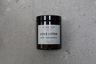 Love Letter Amber Candle