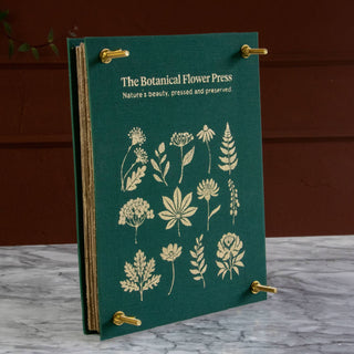 The Botanical Flower Press – Linen Cover & Gold Foil