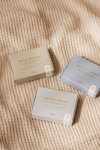 SAUNA FEELS | body scrub bar | natural salt soap