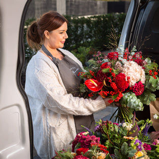Ruby Red Christmas Bouquet