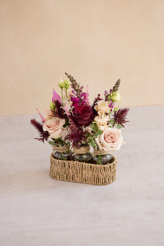 Winters Blush - Trio Vase Arrangement