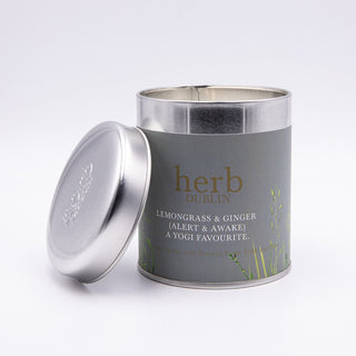 Herb Lemongrass and Ginger Tin Candle