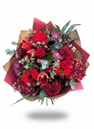 Crimson Velvet Bouquet