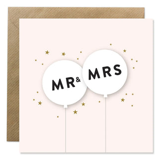 Mr & Mrs Greeting Card