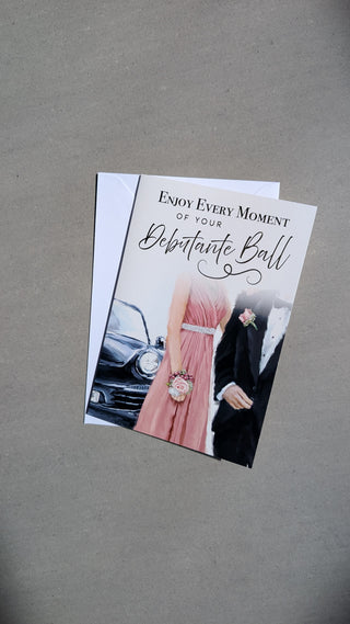 Debs Ball Greeting Card