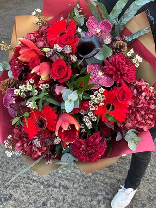 Crimson Velvet Bouquet