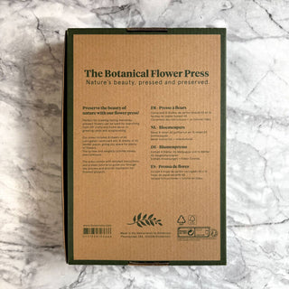 The Botanical Flower Press – Linen Cover & Gold Foil