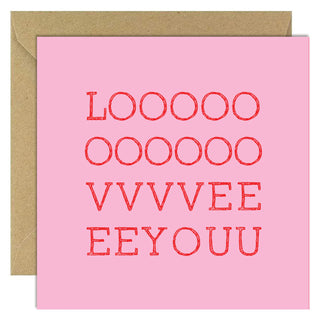 Loovveeyouu Greeting Card