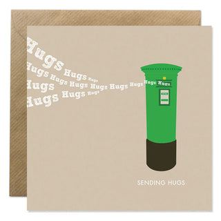 Sending Hugs Greeting Card