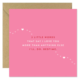 I'll Do Bedtime Greeting Card